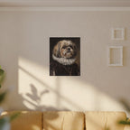 Shih Tzu Renaissance Royal canvas print by Tritan, sofa wall