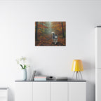 Siberian Husky Acrylic canvas print by Tritan, desk wall