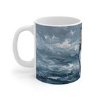 Siberian Husky Acrylic ceramic mug by Tritan, left handle
