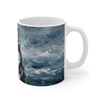 Siberian Husky Acrylic ceramic mug by Tritan, right handle