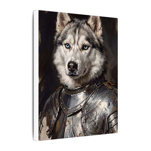 Gallery-wrapped canvas side profile showing the 0.75 inch depth