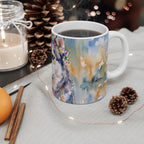 Siberian Husky Watercolor ceramic mug by Tritan, context