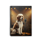 Stage Lights Poodle Spiral Notebook | Tritan — primary view