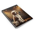 Stage Lights Poodle Spiral Notebook | Tritan