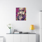 Poodle Comic Pop Art canvas print by Tritan, desk wall