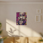 Poodle Comic Pop Art canvas print by Tritan, sofa wall