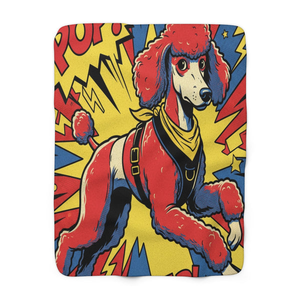 Standard Poodle Pop Art Throw Blanket | Premium Dog Prints | Tritan