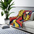 Standard Poodle Pop Art Throw Blanket | Premium Dog Prints | Tritan