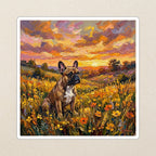 French Bulldog Acrylic vinyl sticker by Tritan, angled view