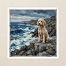 Poodle Acrylic Kiss-Cut Sticker, Colorful Dog Art, Poodle Lover Gift, Waterproof Vinyl