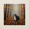 Bernese Mountain Dog Acrylic Kiss-Cut Sticker, Colorful Dog Art, Bernese Mountain Dog Lover Gift, Waterproof Vinyl