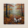 Cavalier King Charles Spaniel Acrylic Kiss-Cut Sticker, Colorful Dog Art, Cavalier King Charles Spaniel Lover Gift, Waterproof Vinyl