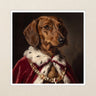 Dachshund Kings & Queens Kiss-Cut Sticker, Regal Dog Art, Dachshund Lover Gift, Vinyl Sticker