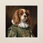 Cavalier King Charles Spaniel Renaissance Royal vinyl sticker by Tritan, angled view