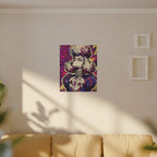 Poodle Comic Pop Art canvas print by Tritan, sofa wall