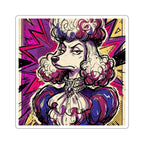 Poodle Comic Pop Art vinyl sticker by Tritan, front
