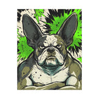 French Bulldog Comic Pop Art canvas print by Tritan, front