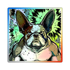 French Bulldog Comic Pop Art vinyl sticker by Tritan, front