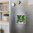 French Bulldog Comic Pop Art die-cut magnet by Tritan, on steel