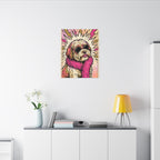 Havanese Comic Pop Art canvas print by Tritan, desk wall