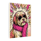 Havanese Comic Pop Art canvas print by Tritan, side