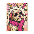 Havanese Comic Pop Art canvas print by Tritan, front