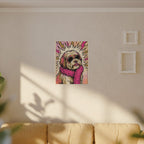 Havanese Comic Pop Art canvas print by Tritan, sofa wall