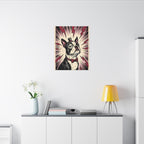 Boston Terrier Comic Pop Art canvas print by Tritan, desk wall