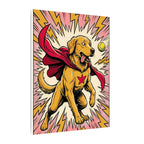 Golden Retriever Comic Pop Art canvas print by Tritan, side