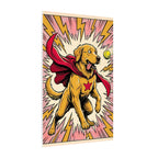 Golden Retriever Comic Pop Art canvas print by Tritan, side