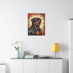 Rottweiler Comic Pop Art canvas print by Tritan, desk wall