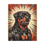 Rottweiler Comic Pop Art canvas print by Tritan, front