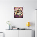 Shih Tzu Comic Pop Art canvas print by Tritan, desk wall