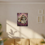 Shih Tzu Comic Pop Art canvas print by Tritan, sofa wall