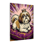 Shih Tzu Comic Pop Art canvas print by Tritan, side