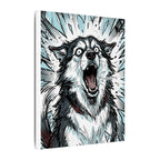 The Shattering Husky - V6 Extreme Comic Edition Canvas
