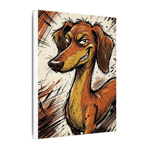 Gallery-wrapped canvas side profile showing the 0.75 inch depth