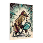 Beagle Comic Pop Art canvas print by Tritan, side