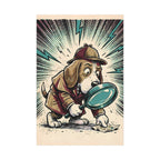 Beagle Comic Pop Art canvas print by Tritan, front