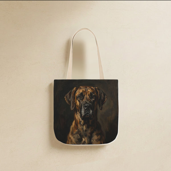 Great Dane Tote Bag | Painterly Dog Art Canvas Tote | Great Dane Mom Gift | Dog Lover Market Bag | Pet Portrait Accessory