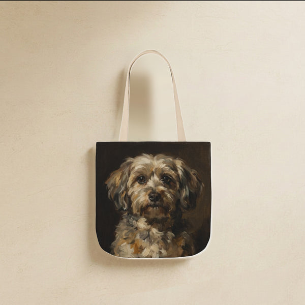 Havanese Tote Bag | Painterly Dog Art Canvas Tote | Havanese Mom Gift | Dog Lover Market Bag | Pet Portrait Accessory