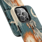 Weimaraner Halloween tough phone case by Tritan, close-up