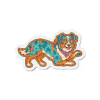 Australian Shepherd Retro Y2K die-cut magnet by Tritan, front