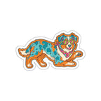 Australian Shepherd Retro Y2K vinyl sticker by Tritan, front