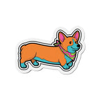 Corgi Retro Y2K die-cut magnet by Tritan, front