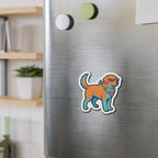 Labrador Retriever Retro Y2K die-cut magnet by Tritan, on steel