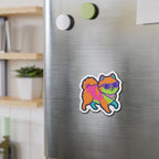 Pomeranian Retro Y2K die-cut magnet by Tritan, on steel