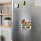 Poodle Retro Y2K die-cut magnet by Tritan, on steel