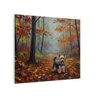Yorkshire Terrier Acrylic canvas print by Tritan, side