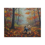 Yorkshire Terrier Acrylic canvas print by Tritan, front